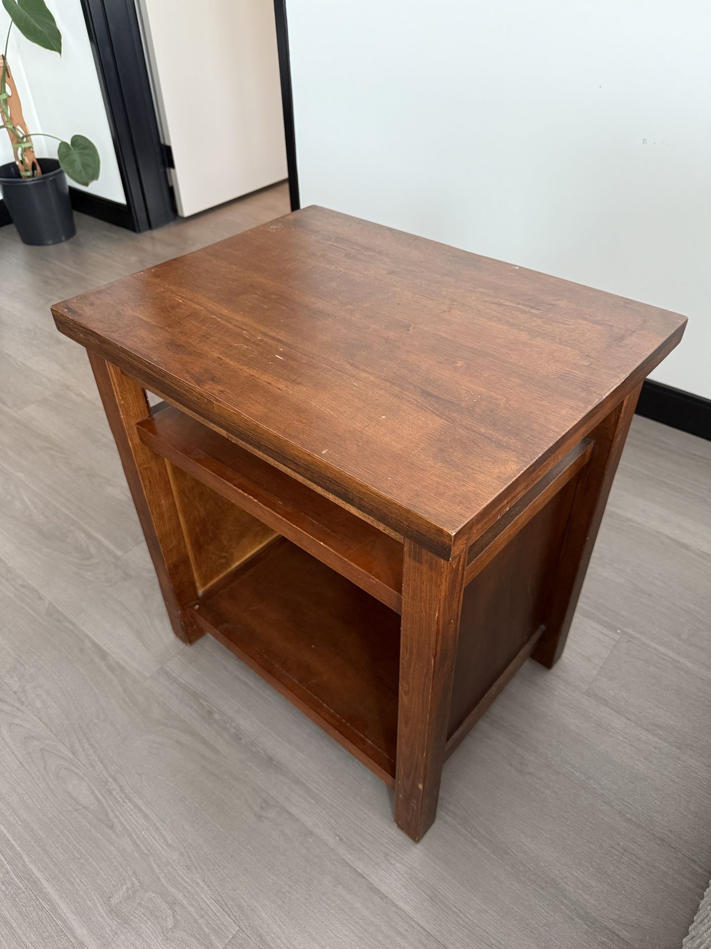 Vintage Solid Wood End Table