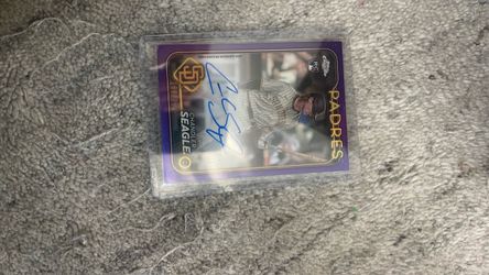 Chandler Seagle Topps Chrome RC Auto /250 Padres