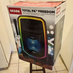 ION 650W Total PA Freedom – High-Power PA Speaker + Wireless Mic | Indoor/Outdoor Events