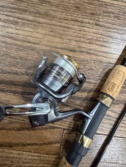 Trout rod and reel Shimano Sahara and Roddy ultra light