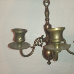 Brass Wall Candle Holders 