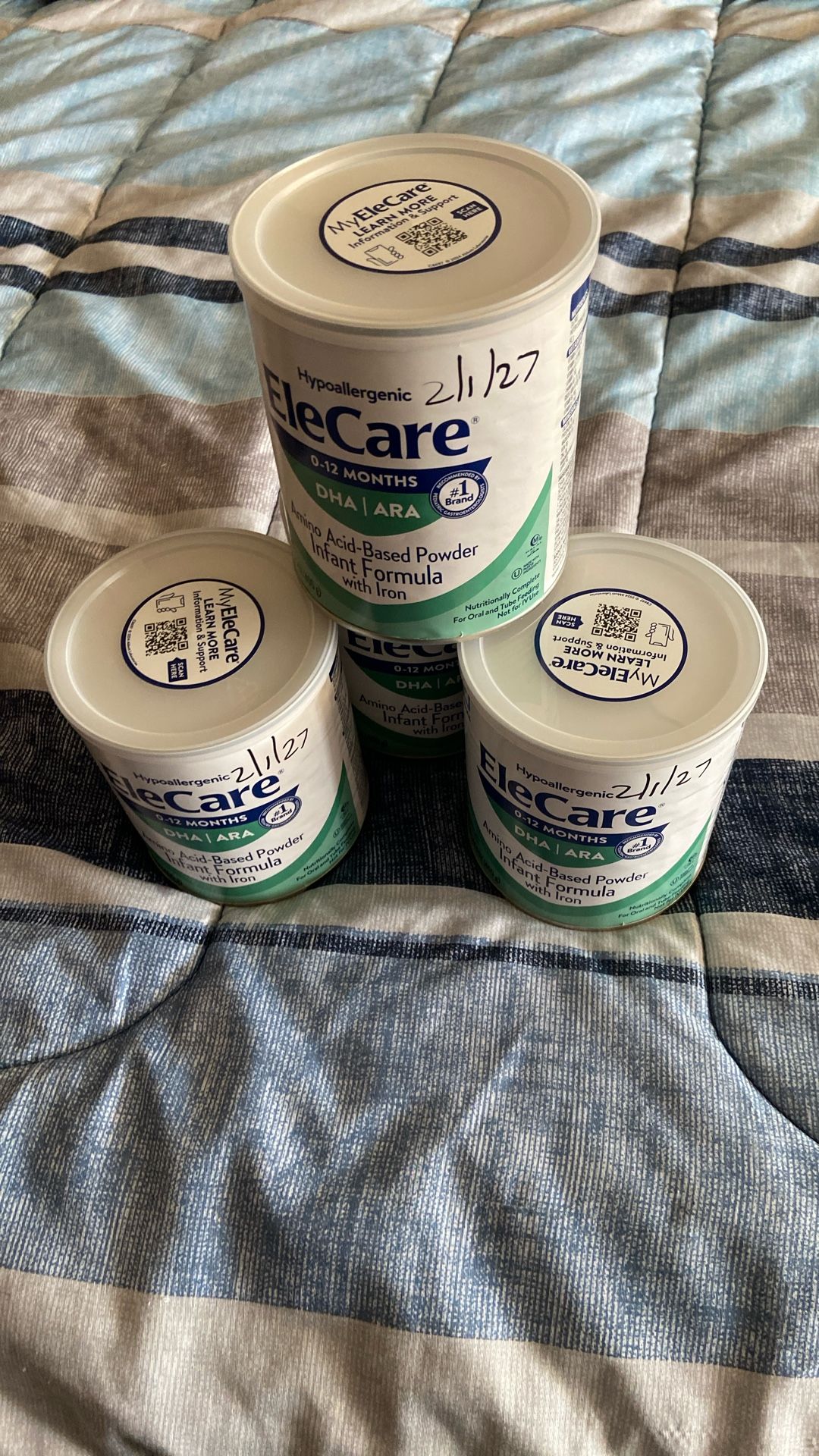 4 Cans Of Elecare Formula