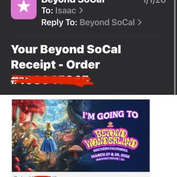 Beyond SoCal 2-Day GA+ Ticket