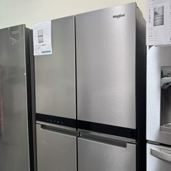 Whirlpool Energy Star Certified French Door Refrigerator In Stainless Steel 