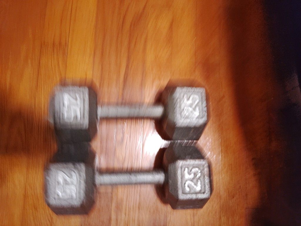 HEX DUMBBELLS SET 25 & FIRM PRICE