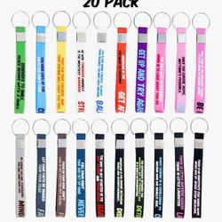 AronikCraft Silicone Keychain Wristlet Set