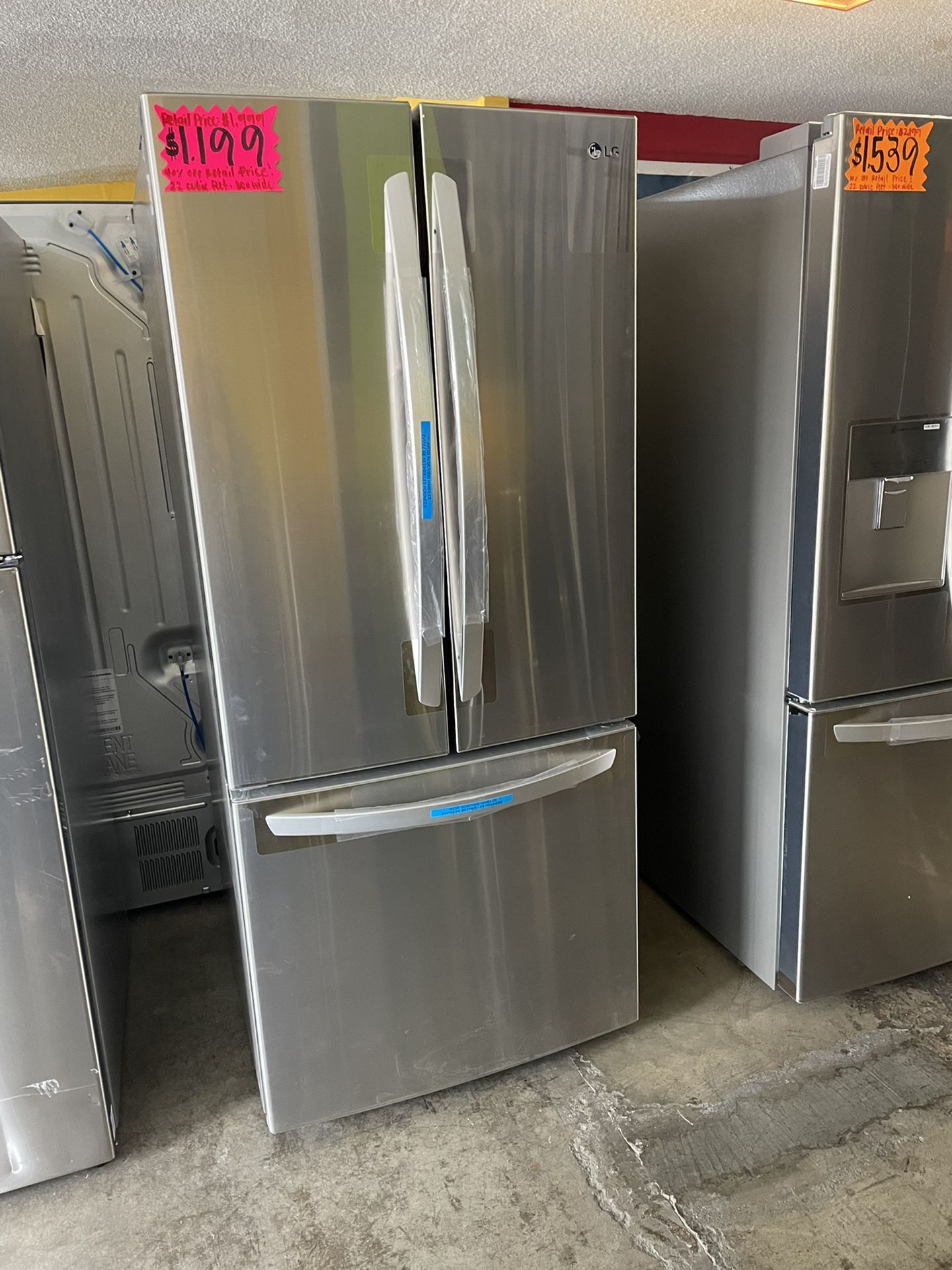 New LG French Door Refrigerator 30” Wide