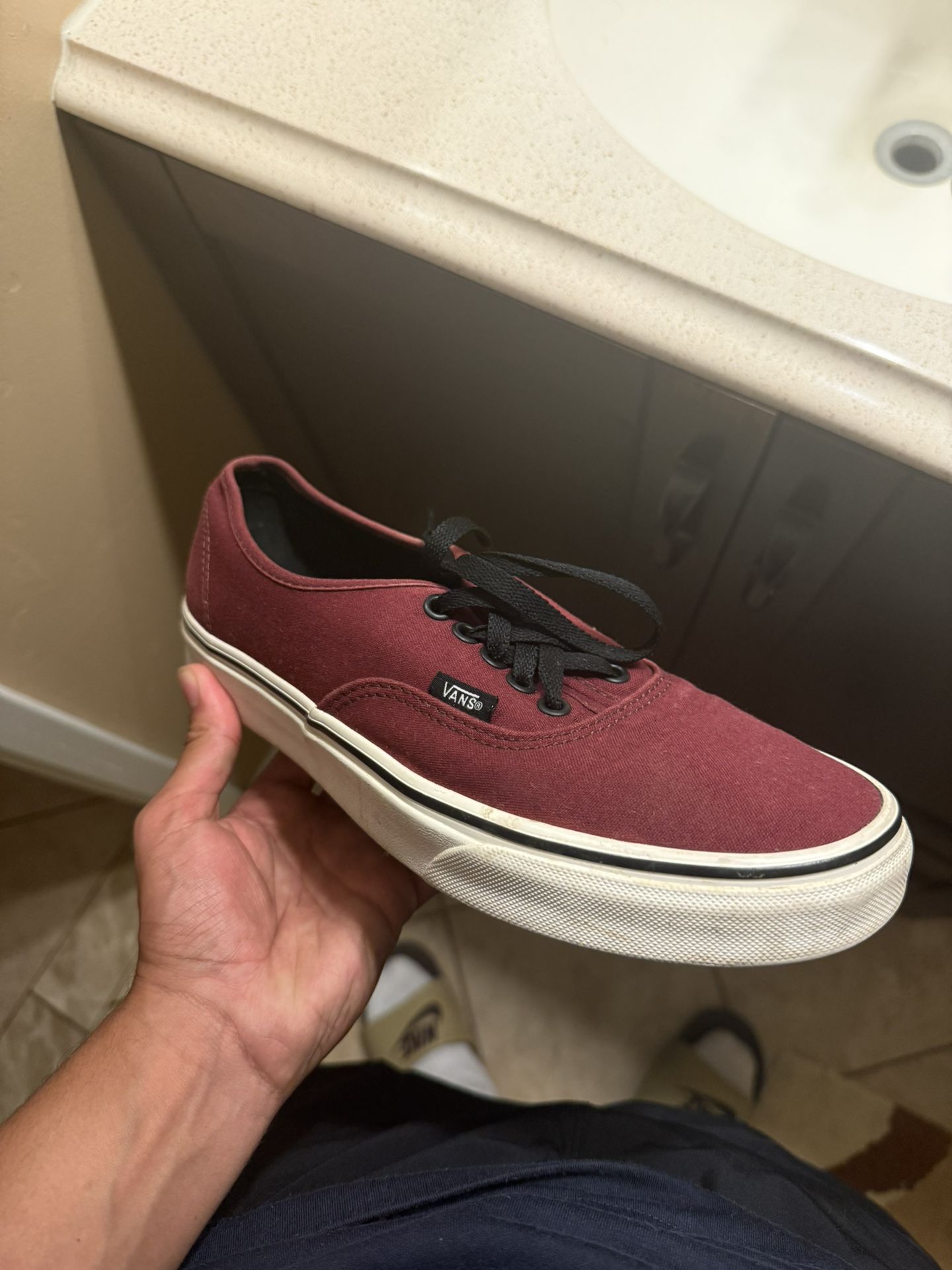 Red Burgundy Vans