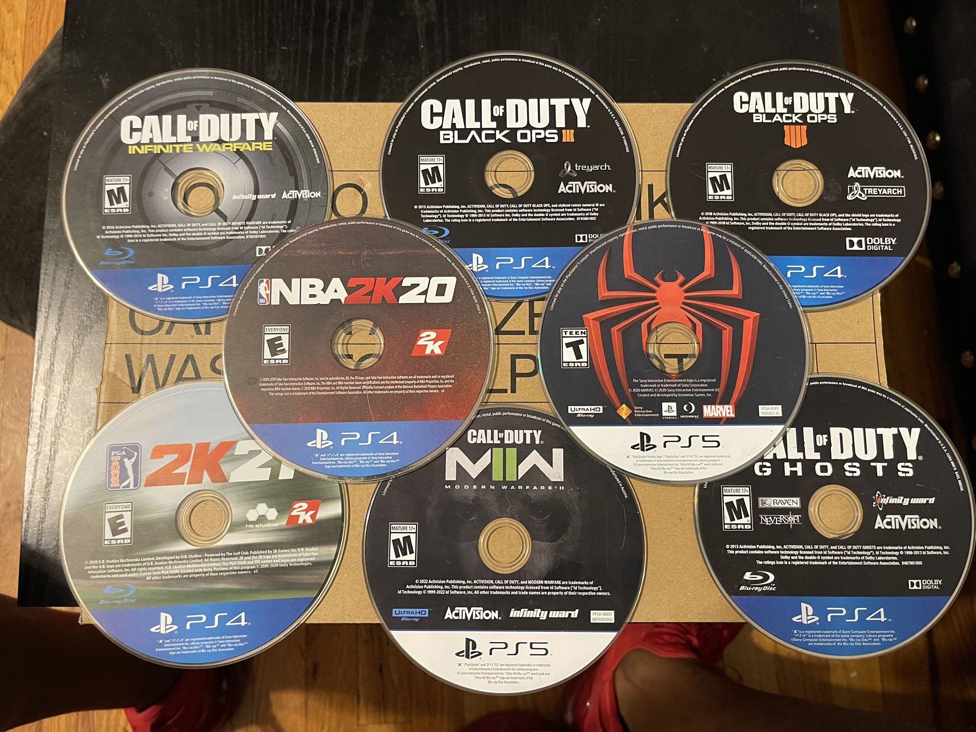 PS4-ps5 Various Game titles