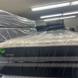 TWIN SIZE PARKLANE BAMBOO MATTRESS & BOX SPRING BED SET