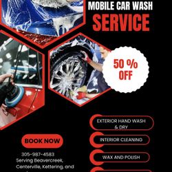 50% off your first detail. We come to you