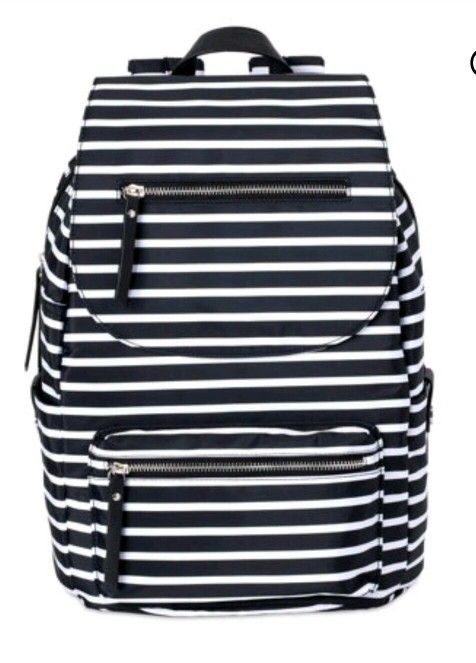 Striped Backpack 