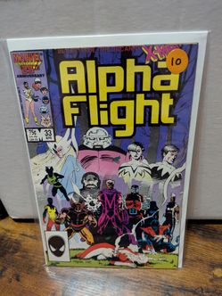 Marvel Alpha Flight #33 Comic Book
