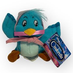 Disney Mattel Cinderella Blue Bird with Tags - Clip Plush Rare Vintage 2005