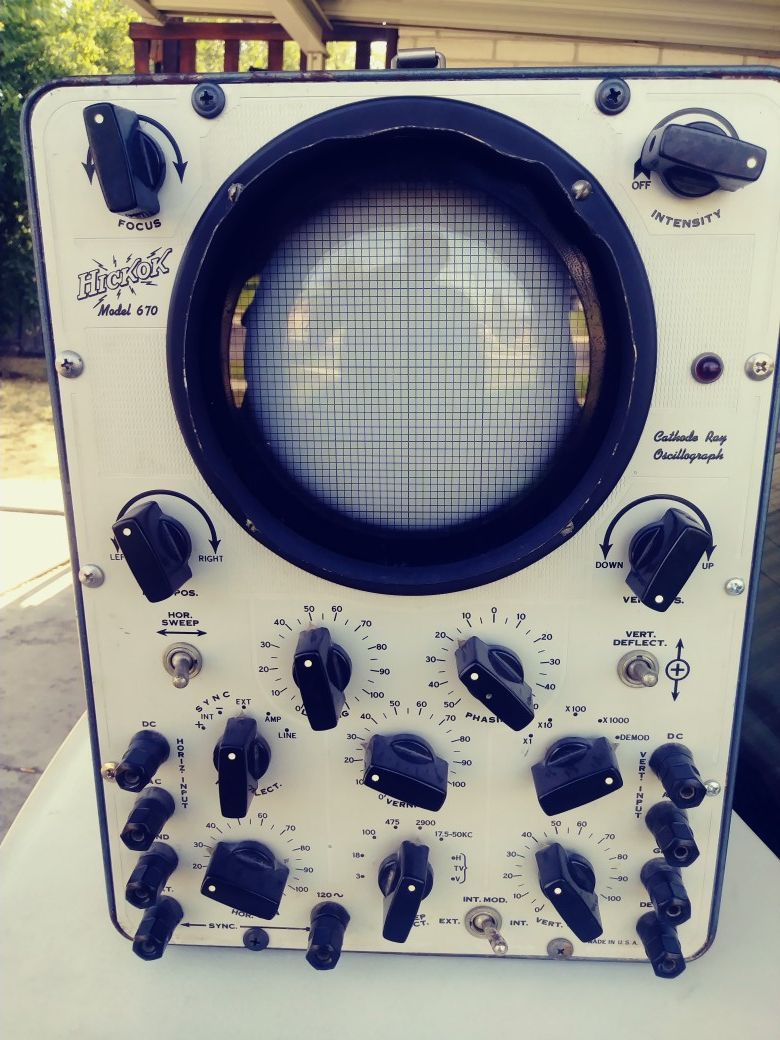 Vintage working Oscilloscope