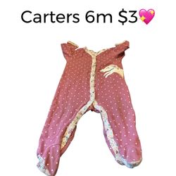 Carters Pijama Great Condition Girls Size 6 Months 💖💖6