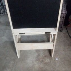 Wooden Kitchen Helper Stand / Table/ Chalk Board