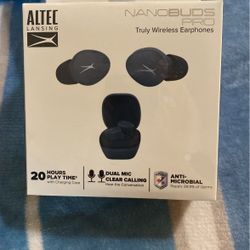 ALTEC NANO BUDS PRO (BLACK)  TRULY WIRELESS EARPHONES  DUAL MIC 