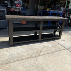 Rustic X Farmhouse Console 