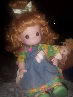 Precious moments birthstone doll n baby