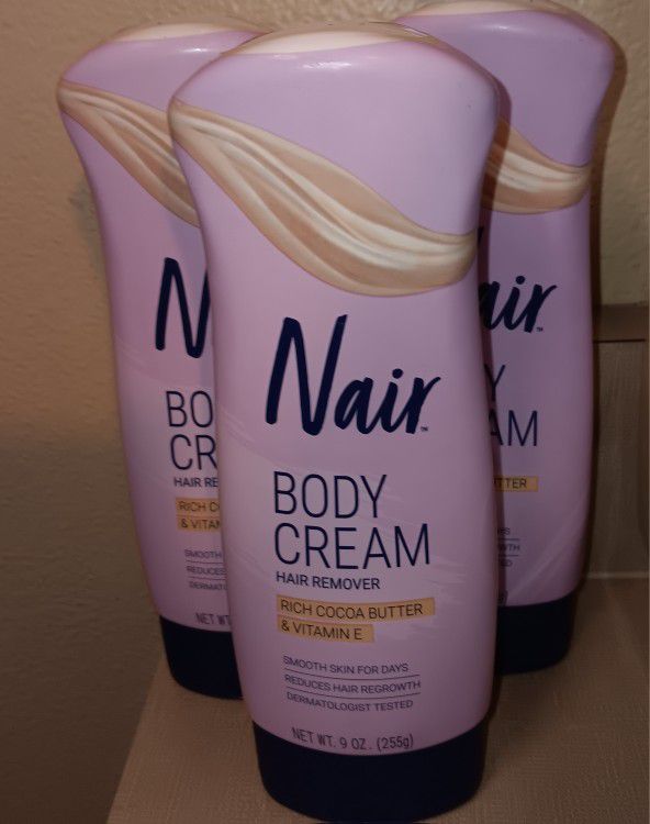 3 9oz. Nair Body Cream $10/all 3