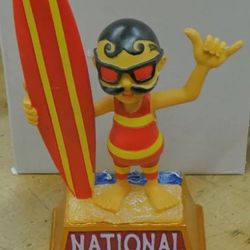 NATIONAL BOHEMIAN NATTY BOH BEER BOBBLE HEAD STATUE 255 OF 500 COLLECTIBLE