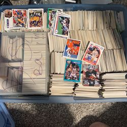 Over 10,000+ Baseball, Football, And Basketball Collectors Cards!