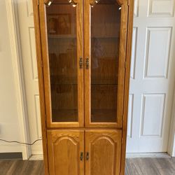 Beautiful Tall Cabinet Hutch