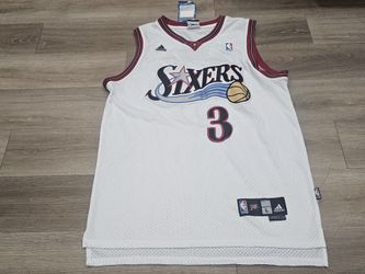 Adidas NBA Philadelphia 76ers Allen Iverson Jersey Men L New with Tags