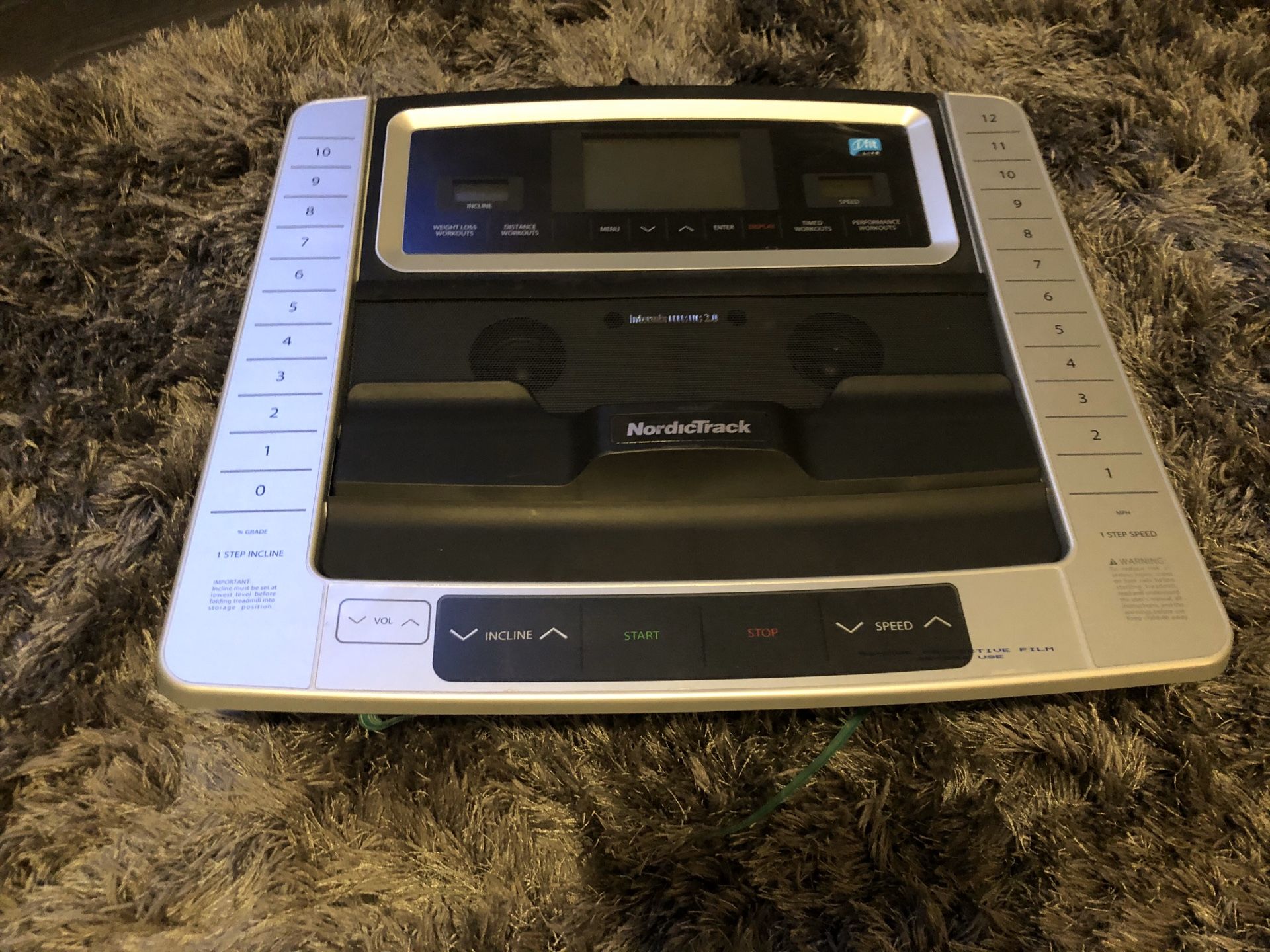 Nordictrack Treadmill Intermix Acoustics 2.0 Manual