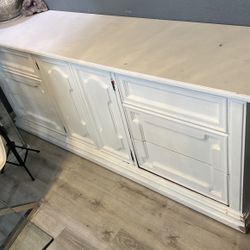 Long White Dresser 