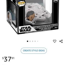Funko Pop Rides Lando Millenium FALCON Brand New In Box