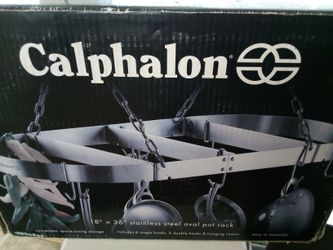 Calphalon Stainless Steel Oval Pot Rack 