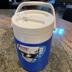 Coleman Beverage Cooler Blue 1 Gallon Water Jug