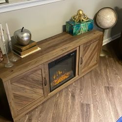 Fireplace Table Console 
