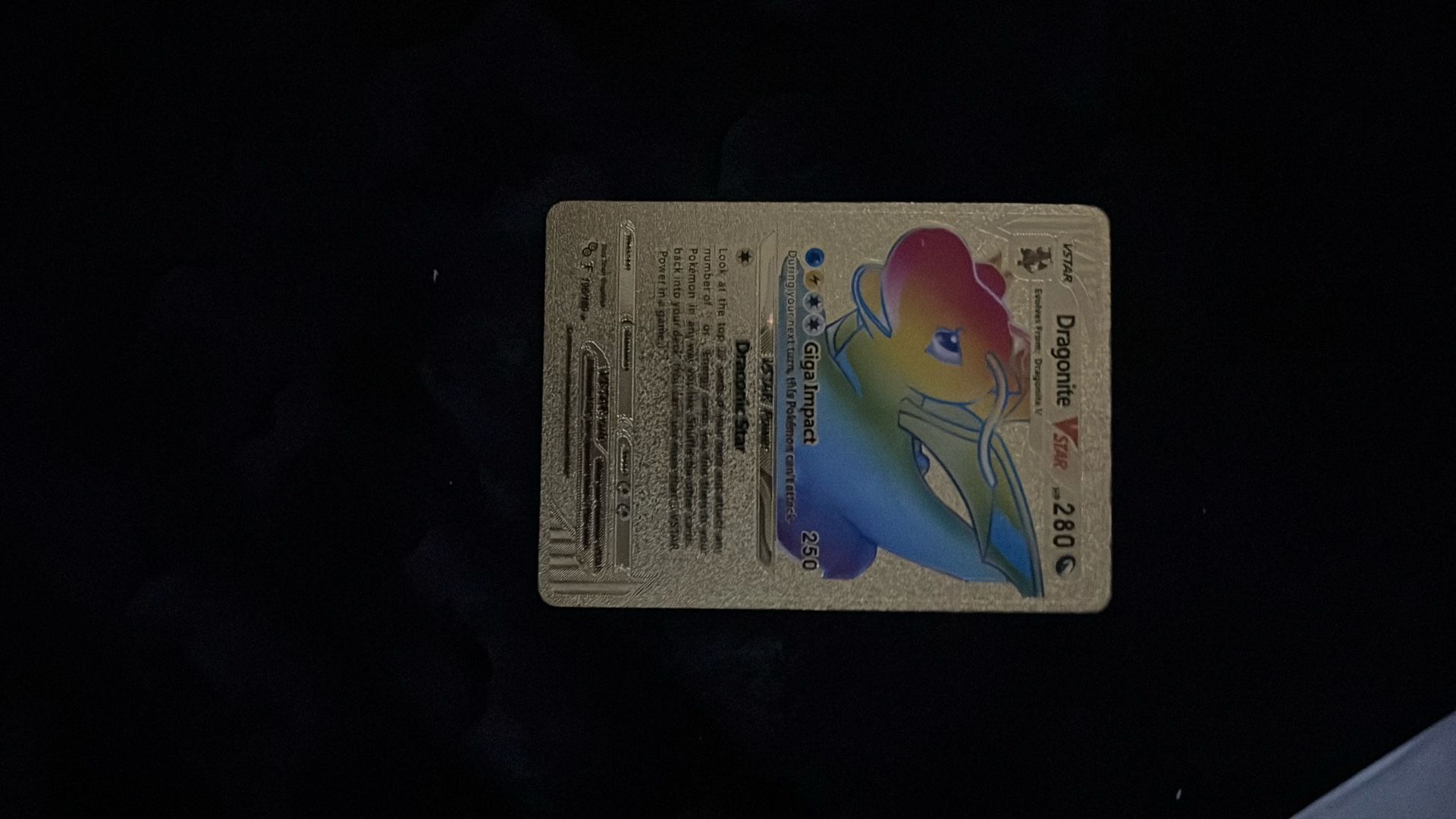 Pokémon Dragonite Card