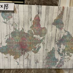 World Map Canvas