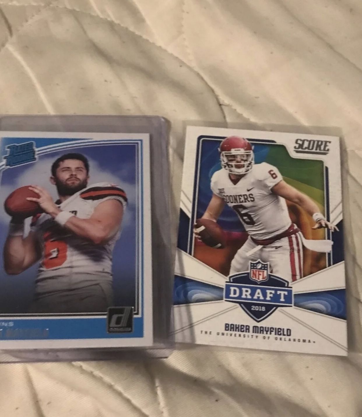 2 Baker Mayfield Rookie Cards
