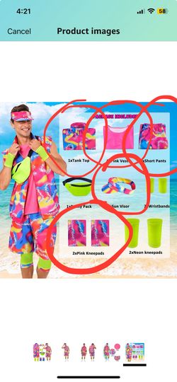 Men’s 80s Costume - Size M