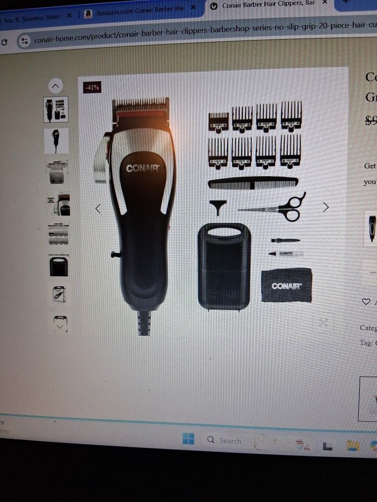 Conair Barber Shop Professional Clipper, NEW