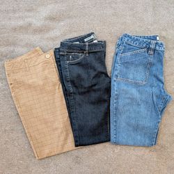 Women's/Junior's Pants Bundle Size 7/8/9 - 3 pieces! Almost vintage pants!