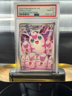 2025 Wigglytuff #105 Illustration Rare PSA 10