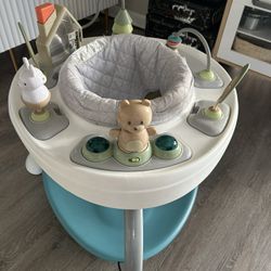 2-in-1 Baby Activity Center Jumper and Table with Infant Toys