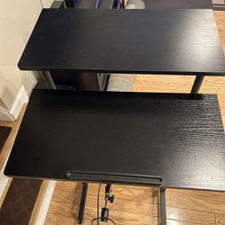 Two Tier Mobile Standing Desk