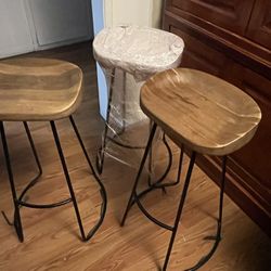 3 High Top Chairs 