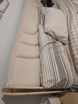 King bed with nightstand