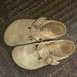 Grey Clogs Birkenstock Size 8.5 