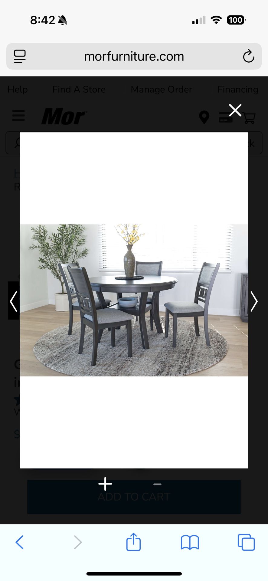 Round Dining Table Set