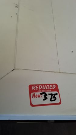 White vintage look table