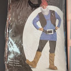 Adult Size XL Garden Gnome Costume Just $5